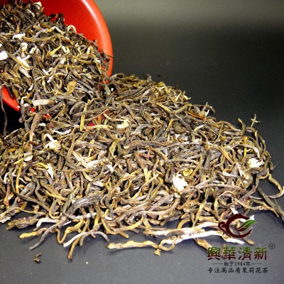 浓香茉莉花茶叶 茉莉小白毫翠芽 耐冲泡香气足花茶厂家批发直销