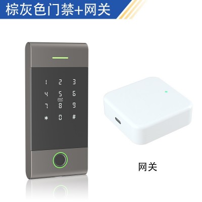 通通指纹门禁锁TTlock微信扫码开锁远程管理智能考勤机门牌打卡机