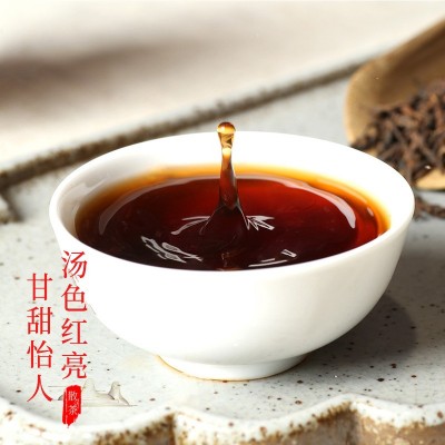 云南永德普洱茶熟茶散茶 古树头春茶叶散装现货批发 酒楼早茶茶饮